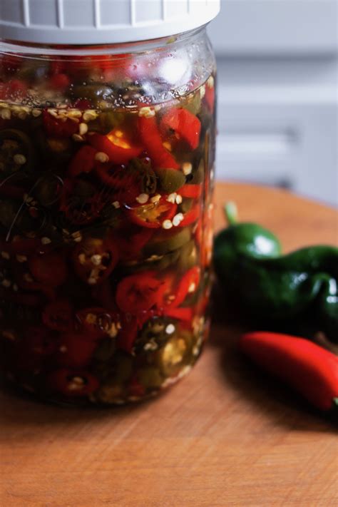 Candied Hot Peppers — A Wooden Nest