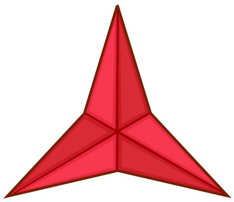 Three Point Red Triangle Logo Logodix