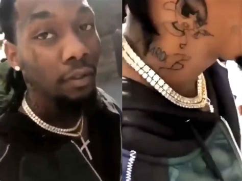 Offset Proves Cardi B Is His Little Buttercup With Fresh Neck Tattoo