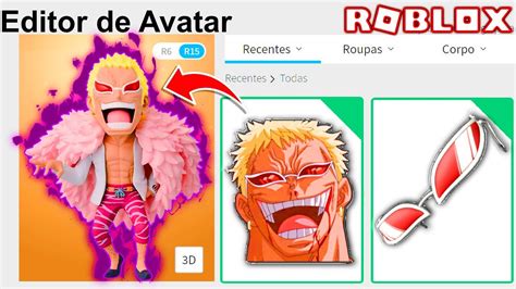 Como Deixar Seu Avatar Do Roblox Parecido Com O Doflamingo Do Anime One