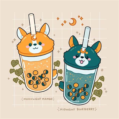 I wanted to keep experimenting with digital styles and i tried painting and it was kinda a miss. Pin by RavenAire15 on Boba tea art??? in 2020 | Cute art ...