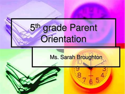 Ppt 5 Th Grade Parent Orientation Powerpoint Presentation Free