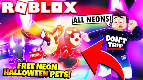 Road to 600k ✨don't forget to subscribe if. How to Get FREE NEON Halloween PETS in Adopt Me! NEW Adopt ...