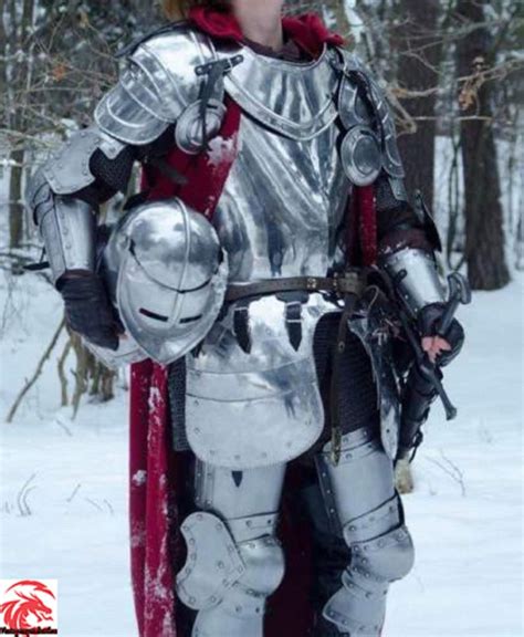 Medieval Knight Suit Of Armour Templar Combat Full Body Armour Etsy