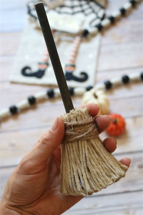 Handmade Mini Witch Broom 1 Hand Crafted Natural Rope Etsy