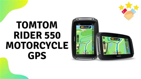 Tomtom Rider 550 Motorcycle Gps Navigation Device With Motorcycle