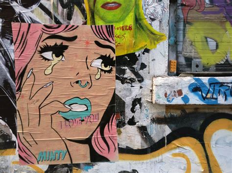 Poster And Paste Up Street Art On Brick Lane In London Inspiring City