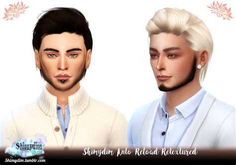 Shimydim Anto S Reload Hair Retextured Sims Hairs