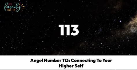Angel Number 113 Connecting To Your Higher Self