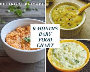 9 Months Baby Food Chart 9 Month Baby Food Recipes