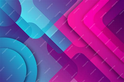Free Vector Overlapping Forms Background