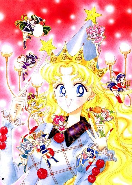 Bishoujo Senshi Sailor Moon Chibi Usa Rei Hino Usagi Tsukino Ami Mizuno Makoto Kino Minako