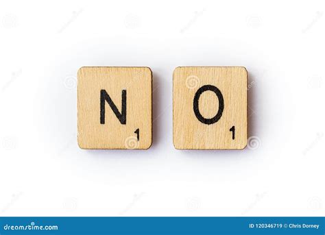 The Word No Editorial Stock Image Image Of Commanding 120346719