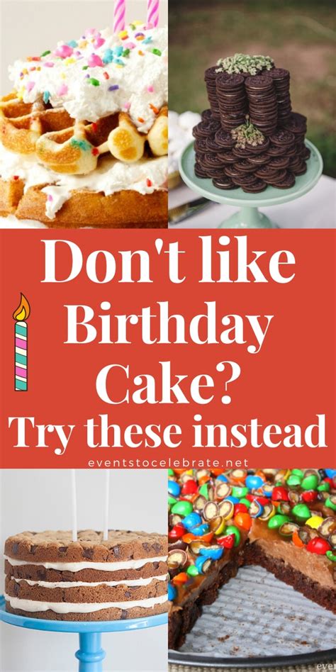 Updated on january 16, 2008. instead of birthday cake try these ideas instead. Birthday ...