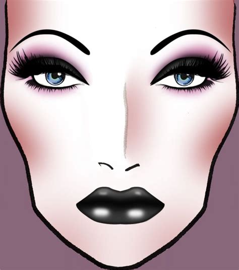 Makeup Nails Eye Makeup Mac Face Charts Black Matte Lipstick Makeup