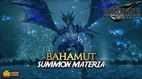 Ff7 Remake Bahamut Summon Materia Youtube