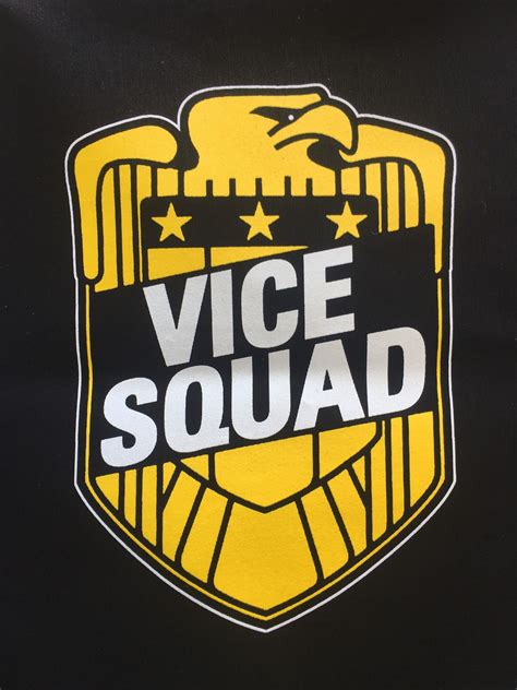 Vice Squad Back Patch Eagle Badge Etsy Uk