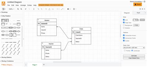 Free Erd Diagram Tool Online Freedays Lover For Free