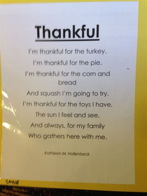 Thankful Poem Thankful Poems Thanksgiving Poems Poetry For Kids