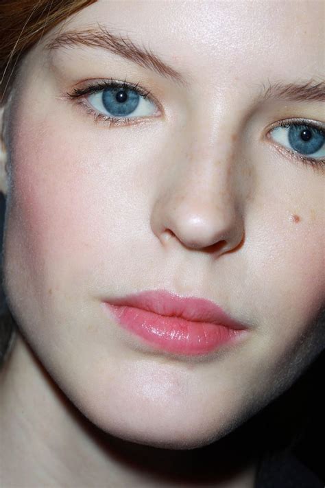 So Flawless Pale Skin Pink Lips And Rosy Cheeks