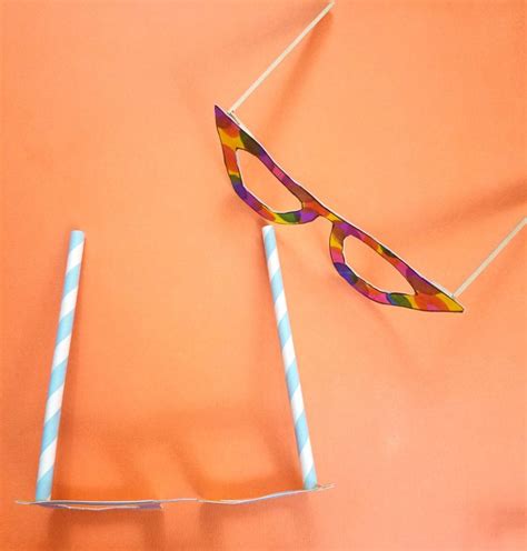 Paper Glasses Color In Pretend Glasses Craft Moms And Crafters