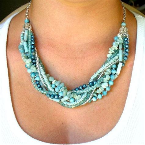 Multi Strand Chains Multi Strand Chains Multi Strand Beaded Necklace