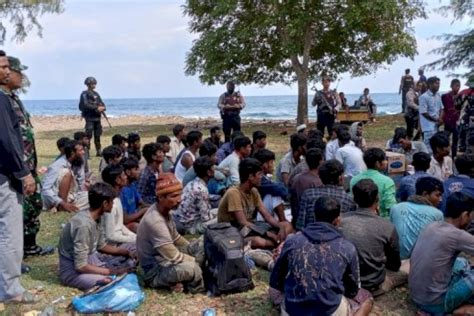 50 Pengungsi Rohingya Terdampar Di Pantai Lampanah Aceh Besar Rmolacehid
