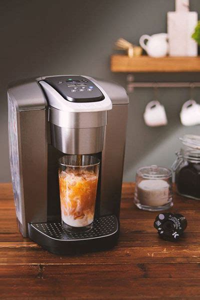 Keurig Iced Coffee Maker With Frother Iced Caramel Vanilla Latte