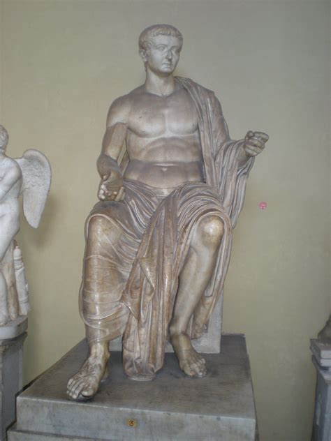 Tiberius Full Statue Musei Vaticani Rome Statue Greek Statue
