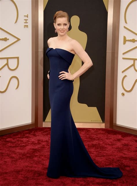 Amy Adams Wears A Sophisticated Gucci Premiere Creation For The 2014 Oscars