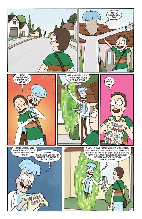 Rick And Morty Doofus Rick And Jerrys Day Of Fun Marc Ellerby