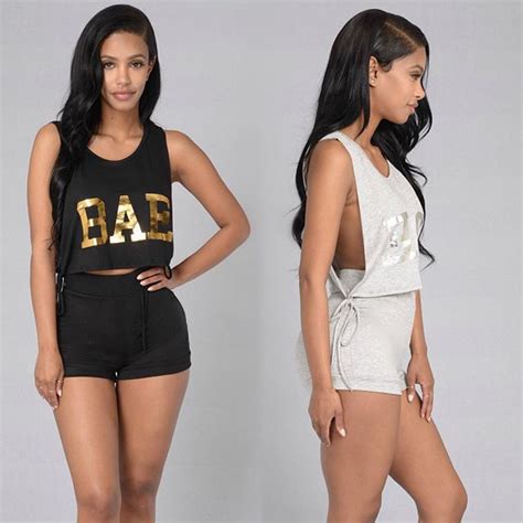 2017 Summer Style Women Band Suit 2 Piece Set Women Sexy Tank Top And