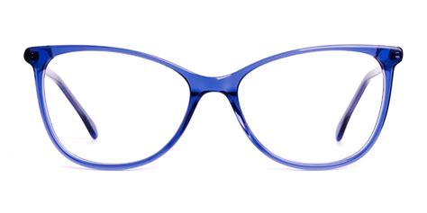 Dark Blue Cat Eye Glasses Belph 7 Specscart®