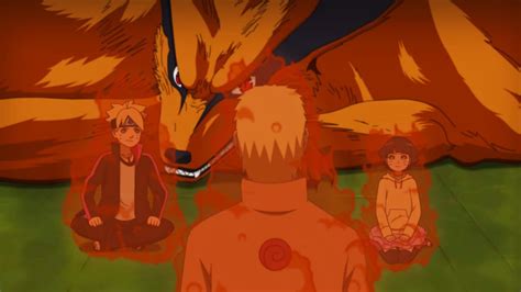 Boruto Naruto And Himawari Using Kuramas Chakra Boruto Episode Fan