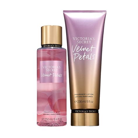 Victoria S Secret Velvet Petals Fragrance Lotion Perfume Mist Set