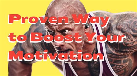 How To Boost Your Motivation Proven Way Youtube