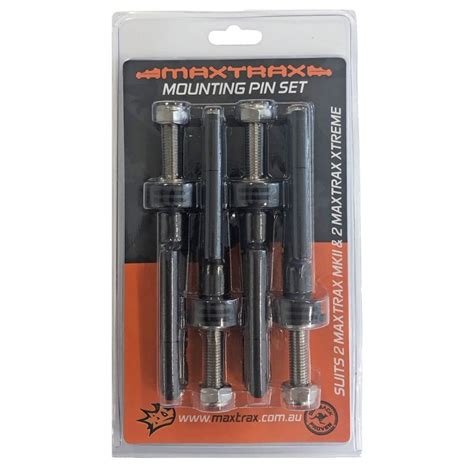 Maxtrax Mounting Pin Set Mkiix Series 17mm And 40mm Impact Off Road Group