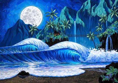 Patrick Parker — Surf Artist Club Of The Waves Surf Art Seascape