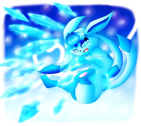 Glaceon Channels Ice Shards By Lavaquil On Deviantart