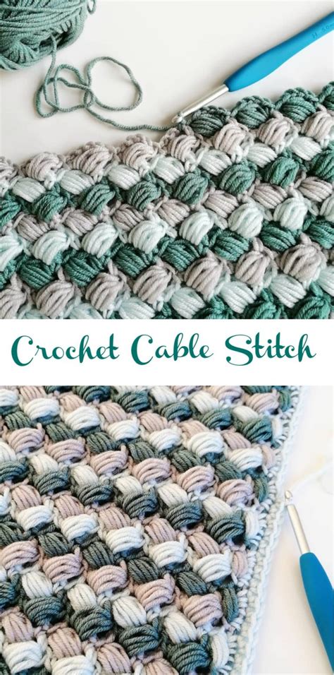 Crochet Cable Stitch Interweave Tutorials And More