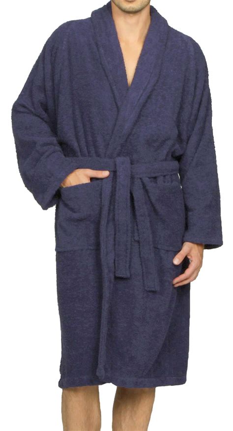 100 Premium Long Staple Cotton Unisex Terry Bath Robe 10 Colors Ebay
