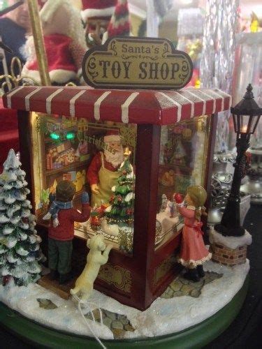A Musical Santas Toy Shop Christmas Villages Pinterest Toys Shop