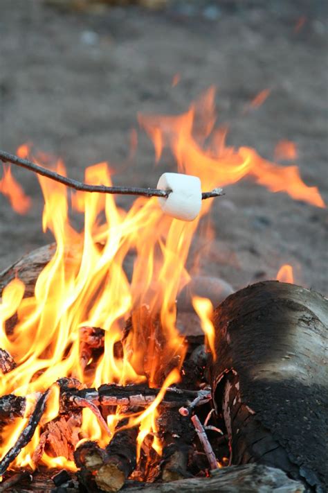 It's like a teepeee, but in a pile rather than standing upright. #902 Roasting the perfect marshmallow - 1000 Awesome Things