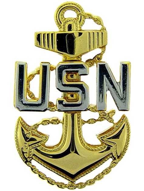 Us Navy Usn Fouled Anchor Pin Gold And Silver Plated 1 14 Walmart
