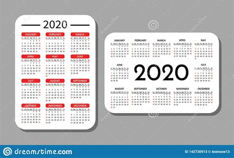 2021 yearly printable calendars in microsoft word, excel and pdf. Get 2020 Pocket Calendars To Print | Calendar Printables ...