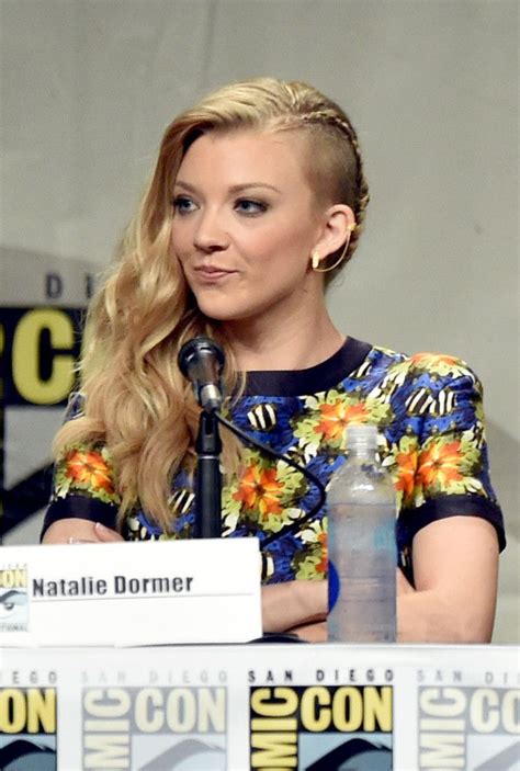 Youd Never Guess Natalie Dormer Has An Undercut Half Shaved Hair