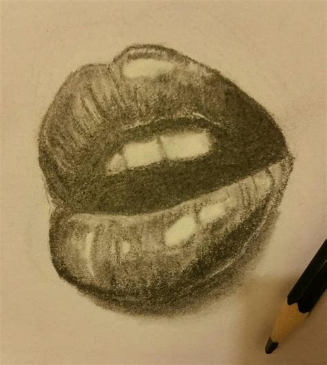 Lip Gloss Sketch At Explore Collection Of Lip