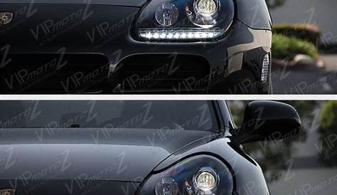 2003-2006 Porsche Cayenne 955 Xenon HID Black LEFT RIGHT Headlights