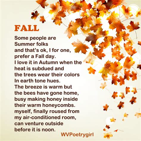Printable Fall Poems For Adults