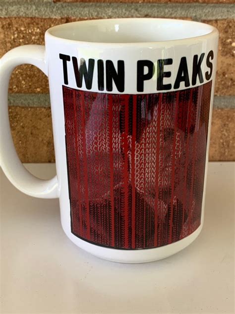 Twin Peaks Agent Cooper Coffee Mug Damn Fine Cup Of Coffee Etsy